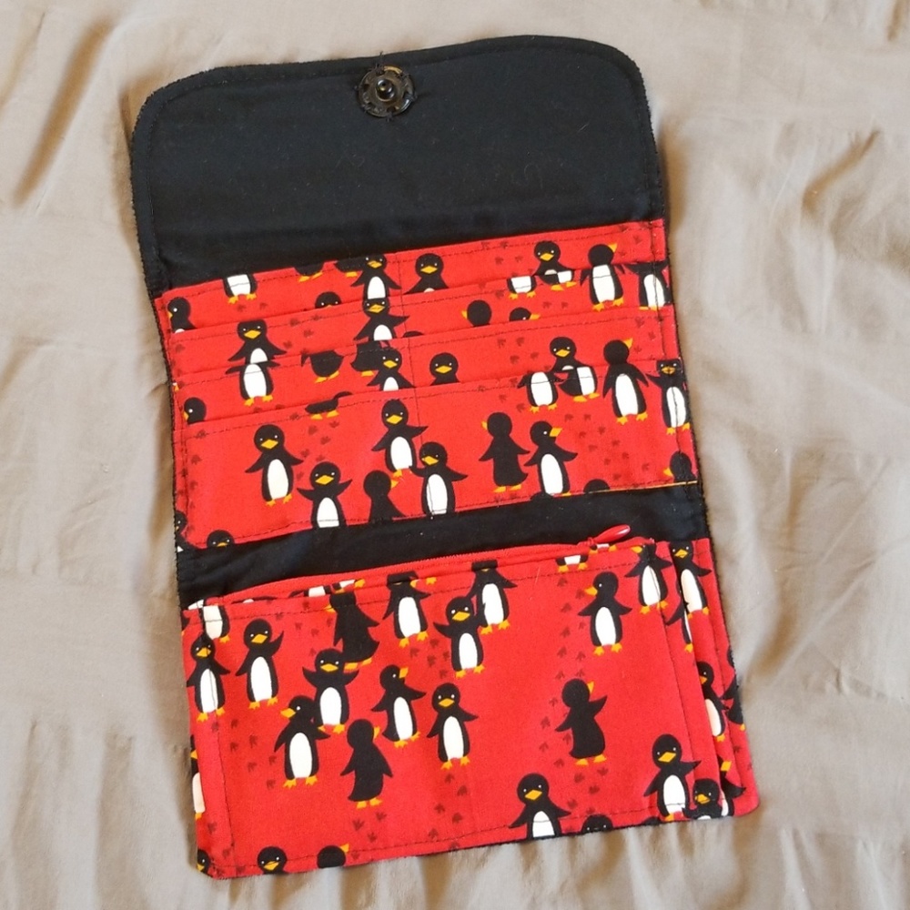 Handmade penguin wallet